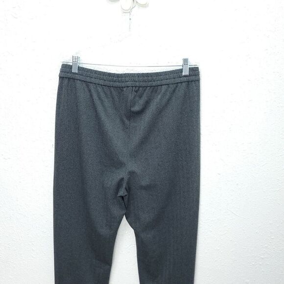 EILEEN FISHER Herringbone High Rise Drawstring Dress Trouser Career Pants - Picture 8 of 9